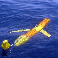 <p>
	One of two Slocum gliders owned and operated by the USC Center for Integrated Networked Aquatic PlatformS (CINAPS).</p>
<p>
	Image: Smith et al.</p>
