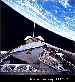 Space Shuttle and Earth image by NASA