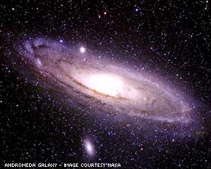What is the method used to find out the distance of Andromeda galaxy