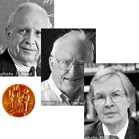 R. Glauber, J. Hall and T. Hansch.<br/>
<br/>
Courtesy: Nobel.se