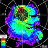 Image: Mars' South Pole Ice Deep and Wide