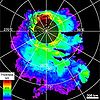 Image: Mars' South Pole Ice Deep and Wide