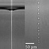 Image: Physicists shine a light, produce startling liquid jet