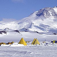 Researchers at the Georgia Institute of Technology have used electron-stimulated desorption to study chemical reactions in icy surfaces. The work could lead to a better understanding of chemical reactions taking place in Antarctica, as well as in stratospheric ice crystals. <P>
Photo Courtesy National Science Foundation (NSF) 