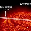 Image: Mercury Crossing Paths with Sun