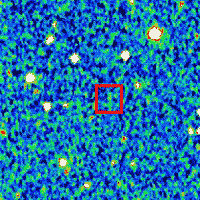 SDSS image of the newly found L-type brown dwarf, 2MASSI J0104075-005328.