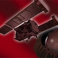 <p>
	The planned Valentine's Day (Feb. 14, 2011) rendezvous between NASA's Stardust-NExT mission and comet Tempel 1 inspired this chocolate-themed artist's concept. Image credit: NASA/JPL-Caltech</p>
