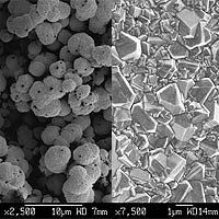 
Not wanted (left): graphite on tool steel. Wanted (right): a good-adhering diamond layer on tool steel with an intermediate layer of chromium nitride.

The research was funded by the Technology Foundation STW. Image courtesy of NWO.
