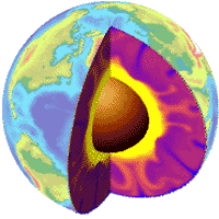 Earth's core. Image by NASA.