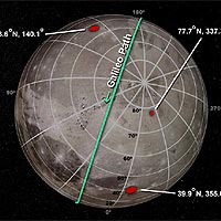 This mosaic of Jupiter’s moon Ganymede consists of more than 100 images acquired with NASA’s Voyager and Galileo spacecrafts.
<P>
Image courtesy: NASA/JPL