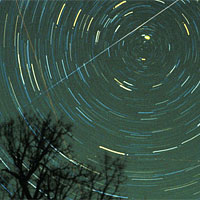 <p>
	A Geminid meteor.</p>
<p>
	Image credit: Jimmy Westlake</p>
