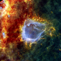 <p>The Galactic bubble RCW 120</p>
<p>Image: ESA</p>
<p> </p>