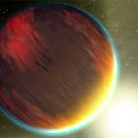 <p>
	This artist's concept shows a cloudy Jupiter-like planet that orbits very close to its fiery hot star.</p>
<p>
	Image: NASA/JPL-Caltech/T. Pyle (SSC)</p>
