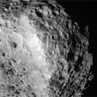 <p>
	NASA's Cassini spacecraft obtained this unprocessed image of Saturn's moon Hyperion on Aug. 25, 2011.</p>
<p>
	Image credit: NASA/JPL-Caltech/Space Science Institute</p>
