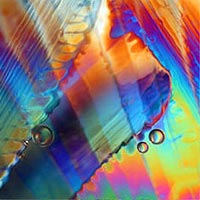One of Peter Wasilewski's artistic compositions. Image left: This is one of Dr. Wasilewski's artistic compositions entitled, 'Burble's Gradient.' Credit: Dr. Peter Wasilewski