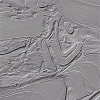 Northwestern Hellas Planitia, 'taffy pull.'
<P>
Curtesy NASA/JPL