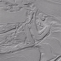 Northwestern Hellas Planitia, 'taffy pull.'
<P>
Curtesy NASA/JPL