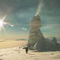 Ice Tower on Mt Erebus, Antarctica
<P>
Image courtesy: Dr Nick Hoffman, University of Melbourne
