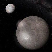 Pluto and Charon (Artist's concept)<br /><br />Courtesy: NASA
