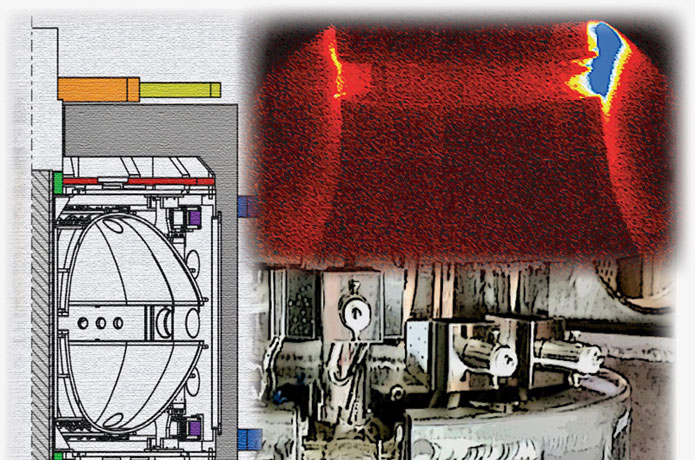 <p>Rotational temperatures of hydrogen molecules desorbed from plasma-facing surface was measured in three different tokamaks; the increases of the temperature due to collisional-radiative processes in the plasmas were also evaluated.<br />
Credit: KyotoU Global Comms/Taiichi Shikama</p>
