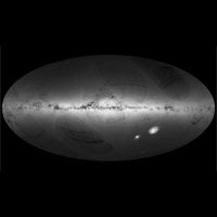 <p>Gaia’s first sky map</p>

<p>Image credit: ESA</p>
