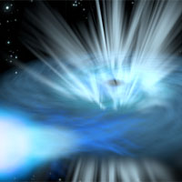 <p>Artist’s impression depicting a compact object – either a black hole or a neutron star – feeding on gas from a companion star in a binary system.</p>

<p>Credit: ESA - C. Carreau</p>
