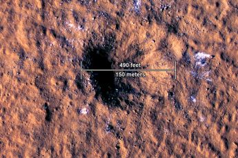 Image: Stunning Meteoroid Impact Detected on Mars